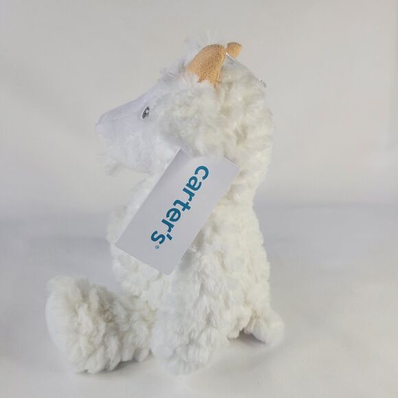 2020 Carters White Billy Goat Plush Baby Toy Stuffed Farm Animal Lovey 67996 NWT - Picture 8 of 13
